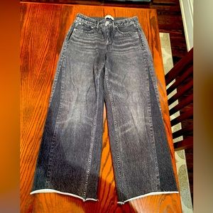 Rag & Bone wide leg size S (25inch inseam, soft cotton terry)